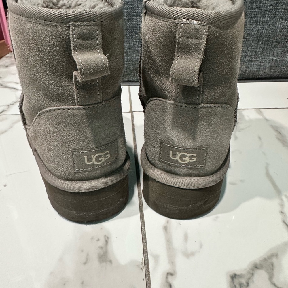 UGG Gray Suede Boots